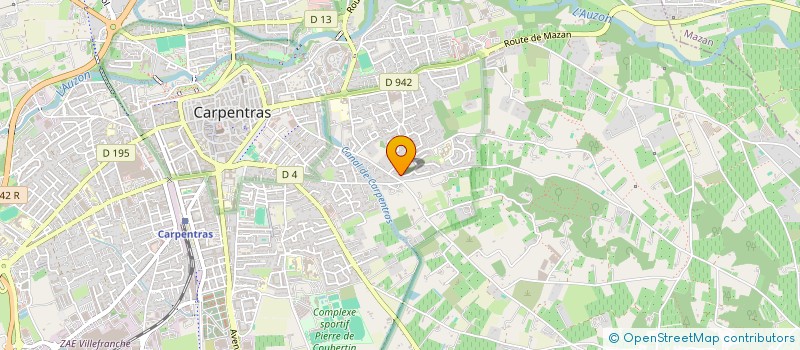 localisation de l'entreprise MONSIEUR FABIEN MAGGIORI à CARPENTRAS