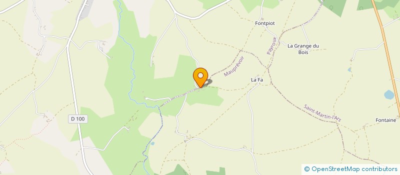 localisation de l'entreprise MONSIEUR FABIEN MAGNE  CHATEAU-GARNIER