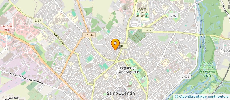 localisation de l'entreprise MONSIEUR FABIEN MAHU à SAINT-QUENTIN