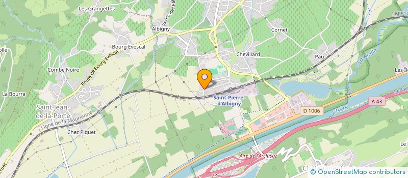 localisation de l'entreprise MONSIEUR FABIEN MAILLARD  SAINT-PIERRE-D'ALBIGNY