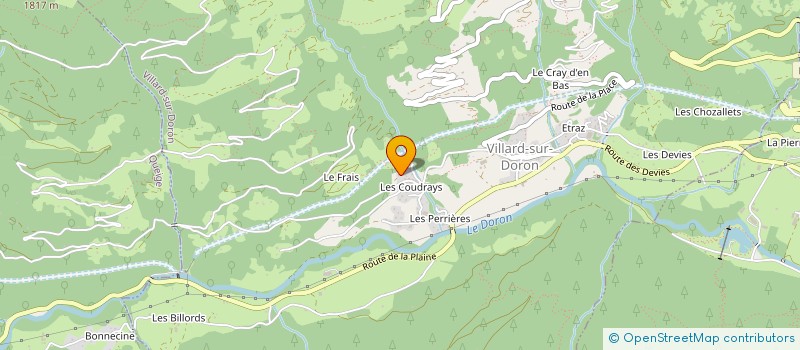 localisation de l'entreprise MONSIEUR FABIEN MAIRE à VILLARD-SUR-DORON