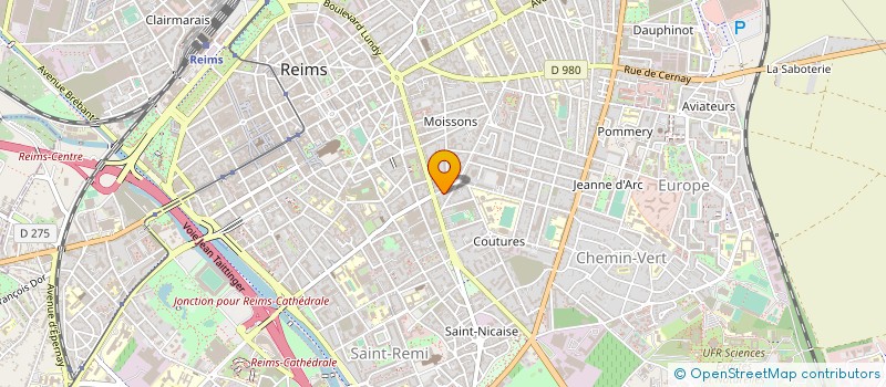 localisation de l'entreprise MONSIEUR FABIEN MALLET  REIMS