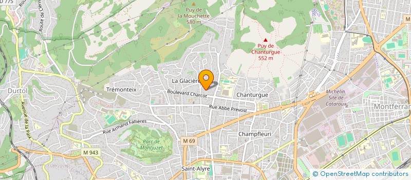 localisation de l'entreprise MONSIEUR FABIEN MALLET  CLERMONT-FERRAND