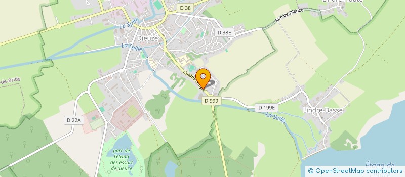 localisation de l'entreprise MONSIEUR FABIEN MANTOUX  DIEUZE