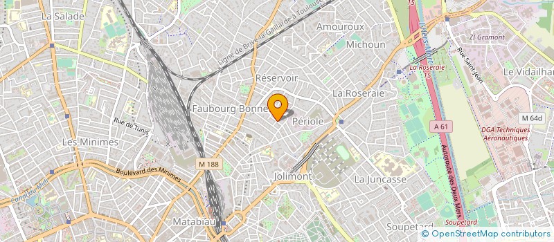 localisation de l'entreprise MONSIEUR FABIEN MAOUT à TOULOUSE