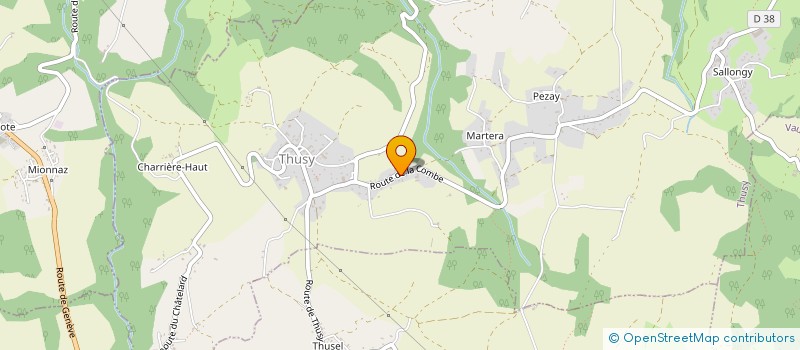 localisation de l'entreprise MONSIEUR FABIEN MARANO  THUSY