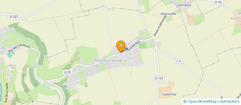 localisation de l'entreprise MONSIEUR FABIEN MARCHAND  THIL-MANNEVILLE