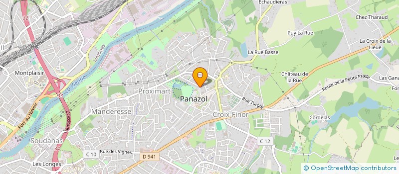 localisation de l'entreprise MONSIEUR FABIEN MARCHI à PANAZOL
