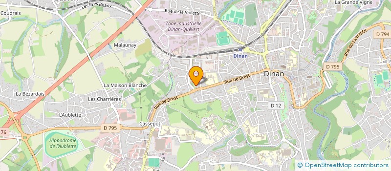 localisation de l'entreprise MONSIEUR FABIEN MARCHIX  DINAN