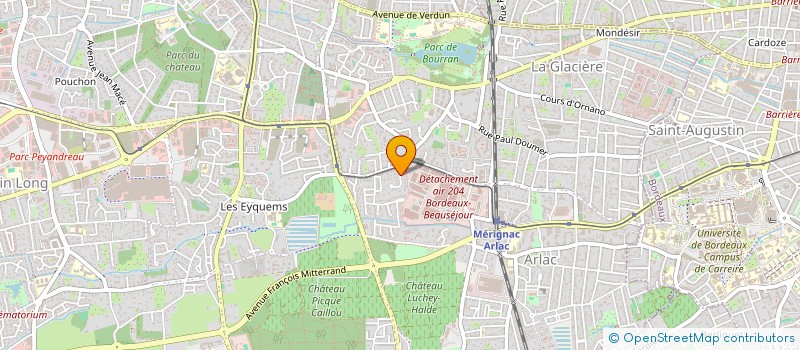 localisation de l'entreprise MONSIEUR FABIEN MARCOS à MERIGNAC