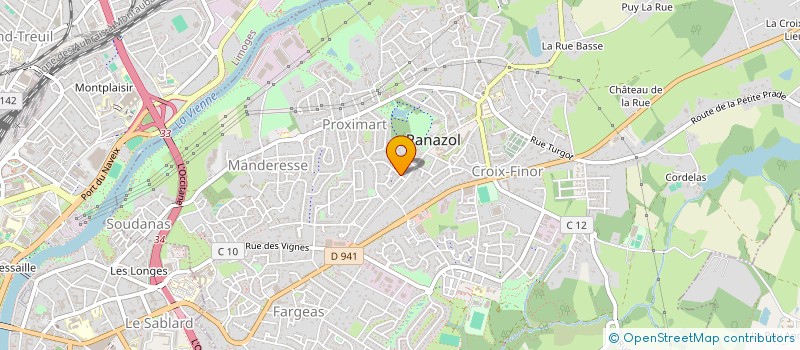 localisation de l'entreprise MONSIEUR FABIEN MARIAGE à PANAZOL