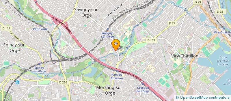 localisation de l'entreprise MONSIEUR FABIEN MARIAUX à SAVIGNY-SUR-ORGE