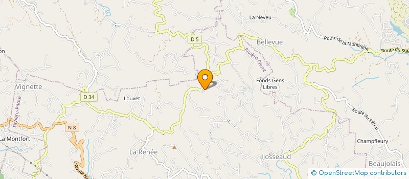 localisation de l'entreprise MONSIEUR FABIEN MARIE-LOUISE  RIVIERE-PILOTE