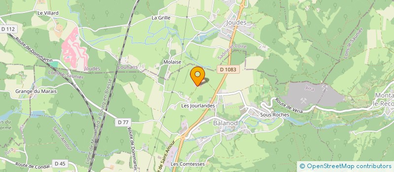 localisation de l'entreprise MONSIEUR FABIEN MARILLER  BALANOD