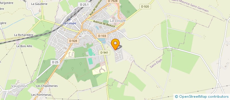 localisation de l'entreprise MONSIEUR FABIEN MAROLLE  LA LOUPE