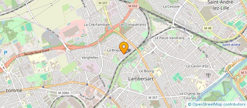 localisation de l'entreprise MONSIEUR FABIEN MARQUAY à LAMBERSART