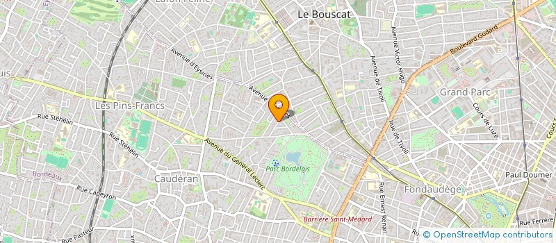 localisation de l'entreprise MONSIEUR FABIEN MARSAUD à BORDEAUX