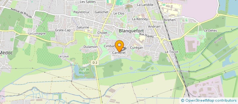 localisation de l'entreprise MONSIEUR FABIEN MARTIN à BLANQUEFORT