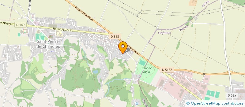 localisation de l'entreprise MONSIEUR FABIEN MAS  SAINT-PIERRE-DE-CHANDIEU