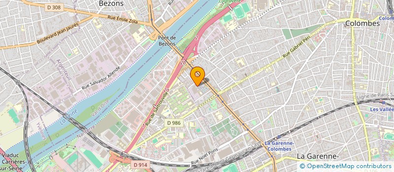 localisation de l'entreprise MONSIEUR FABIEN MASSARI à COLOMBES