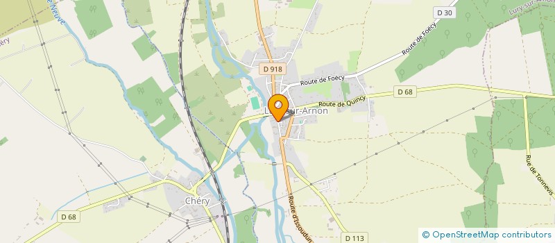 localisation de l'entreprise MONSIEUR FABIEN MASTEAU  LURY-SUR-ARNON