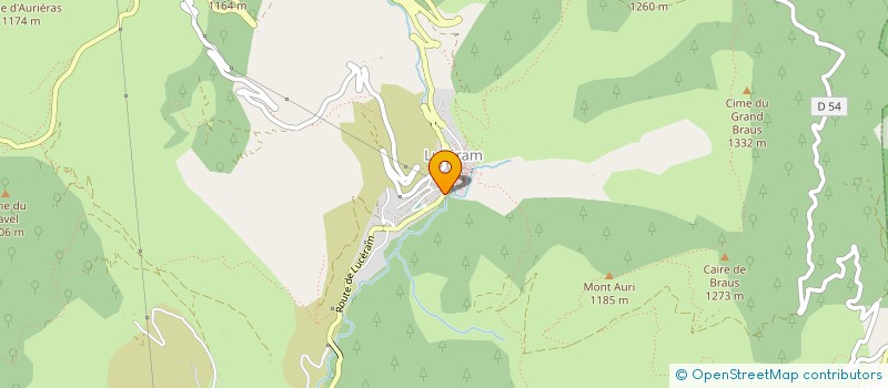 localisation de l'entreprise MONSIEUR FABIEN MATHIEU  LUCERAM