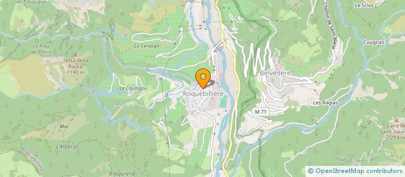 localisation de l'entreprise MONSIEUR FABIEN MATTEO  ROQUEBILLIERE