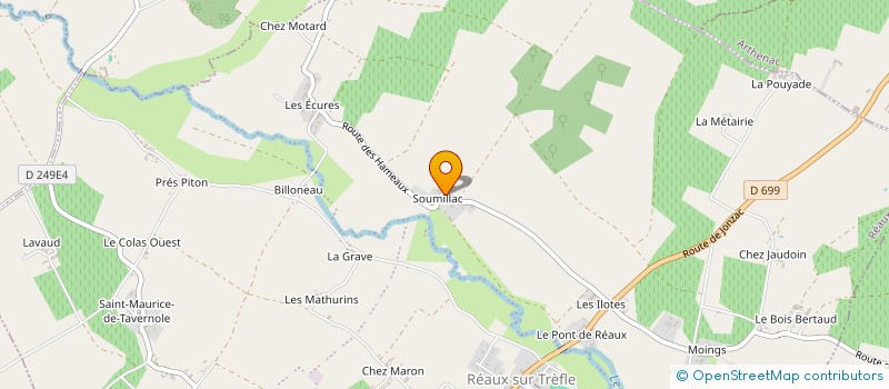 localisation de l'entreprise MONSIEUR FABIEN MAUROY  REAUX SUR TREFLE