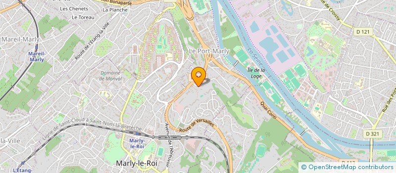 localisation de l'entreprise MONSIEUR FABIEN MAWAS  LE PORT-MARLY