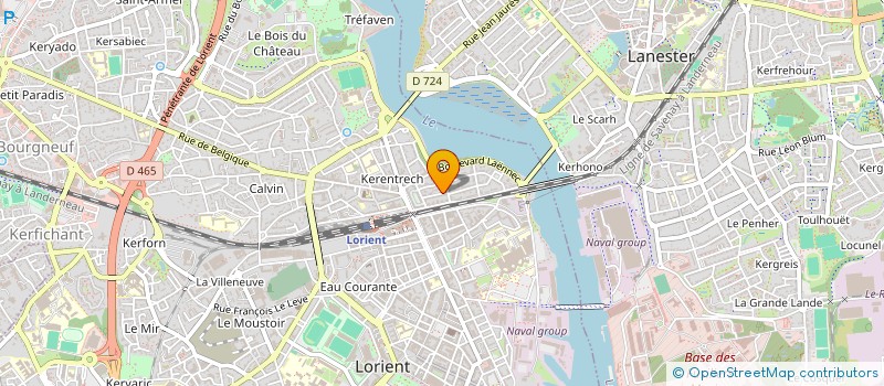 localisation de l'entreprise MONSIEUR FABIEN MAYOU  LORIENT