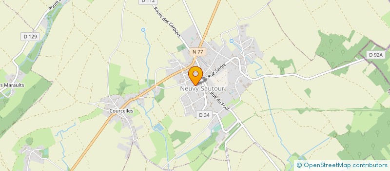 localisation de l'entreprise MONSIEUR FABIEN MAZAUDON  NEUVY-SAUTOUR