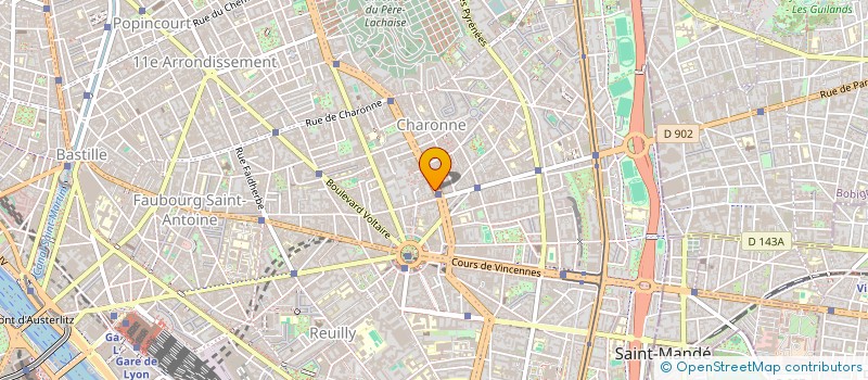 localisation de l'entreprise MONSIEUR FABIEN MAZELLA  PARIS