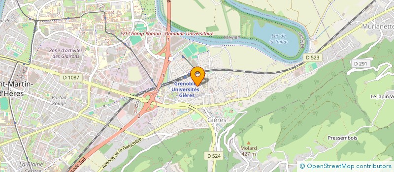 localisation de l'entreprise MONSIEUR FABIEN MELIS  GIERES