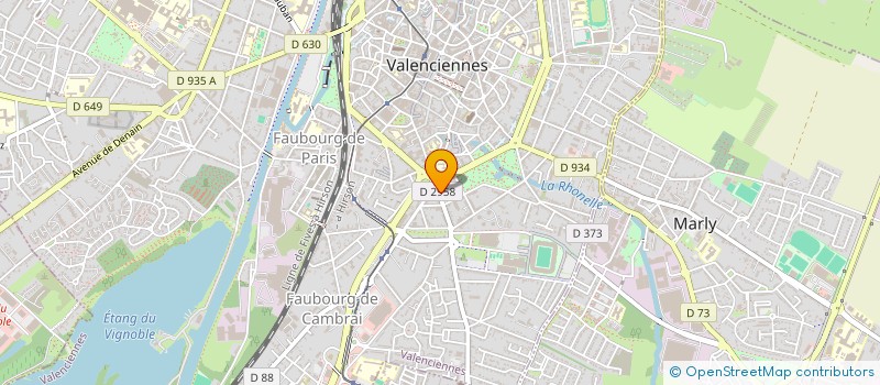 localisation de l'entreprise MONSIEUR FABIEN MENART à VALENCIENNES