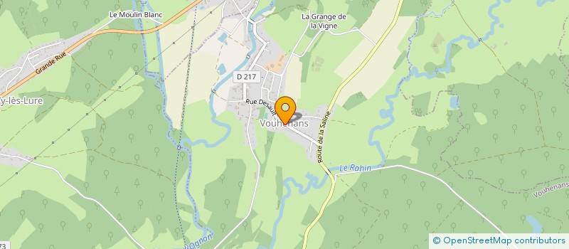 localisation de l'entreprise MONSIEUR FABIEN MENIGOZ  VOUHENANS