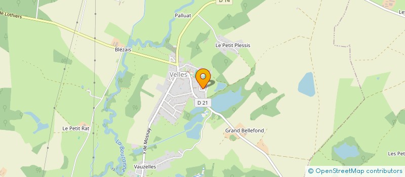 localisation de l'entreprise MONSIEUR FABIEN MER à VELLES