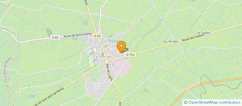 localisation de l'entreprise MONSIEUR FABIEN MERCERON-BARRANGER-GUITTONNEAU  LE PERRIER