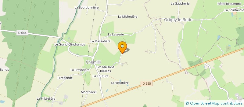 localisation de l'entreprise MONSIEUR FABIEN MERCIER à CHEMILLI