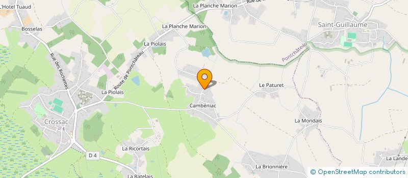 localisation de l'entreprise MONSIEUR FABIEN MERCY  CROSSAC