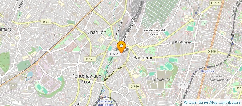 localisation de l'entreprise MONSIEUR FABIEN MERLINO à BAGNEUX