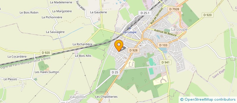 localisation de l'entreprise MONSIEUR FABIEN MERRER  LA LOUPE