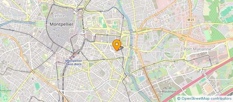 localisation de l'entreprise MONSIEUR FABIEN MESTRALLET à MONTPELLIER