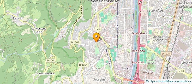 localisation de l'entreprise MONSIEUR FABIEN MESTRE  SEYSSINET-PARISET