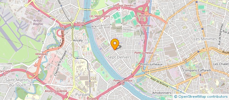 localisation de l'entreprise MONSIEUR FABIEN MESTRE  TOULOUSE