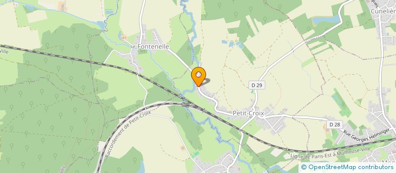 localisation de l'entreprise MONSIEUR FABIEN METHIA  PETIT-CROIX