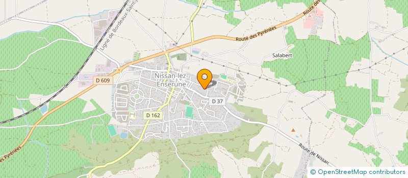 localisation de l'entreprise MONSIEUR FABIEN MEYER  NISSAN-LEZ-ENSERUNE