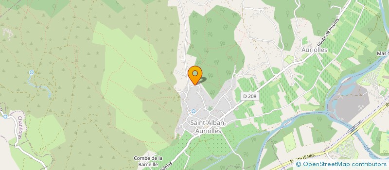 localisation de l'entreprise MONSIEUR FABIEN MICHEL  SAINT-ALBAN-AURIOLLES