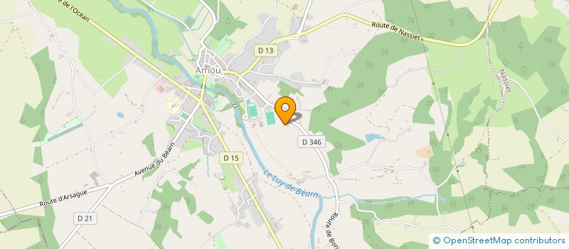 localisation de l'entreprise MONSIEUR FABIEN MICHEL  AMOU