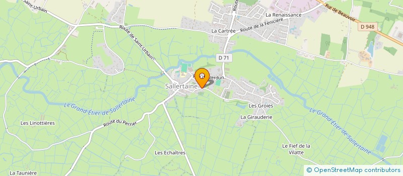 localisation de l'entreprise MONSIEUR FABIEN MILCENT à SALLERTAINE