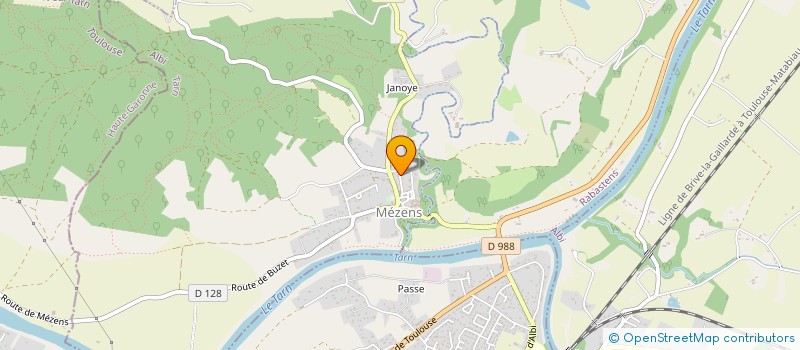 localisation de l'entreprise MONSIEUR FABIEN MILLAN  MEZENS